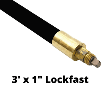 Picture of Horobin Lockfast Drain Rod - 3ft x 1" Diameter - Riveted Poly Rods - [HO-13012]