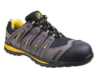 picture of Amblers FS42C Metal Free Lace Up Black Safety Trainer S1P HRO SRC - FS-20414-32257