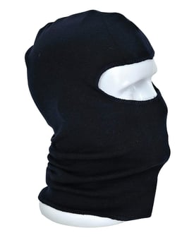 picture of Portwest - Navy Blue Flame Resistant Anti-Static Balaclava - [PW-FR18NAR]