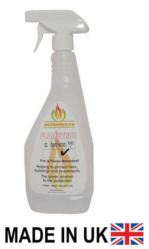 Flametect Nitro D  Retardant Spray - 750ml - Non Toxic - [FPS-FNC7]