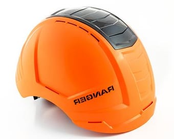 picture of Alpha Solway Ranger - Orange & Black Helmet with Crashbox Technology Integrated - [AL-RANGERHVO(BK-C/Box)]