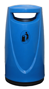 picture of Melba Swintex Darcy Litter Bin 90L - Blue - [MLB-2DARCY-BLU]