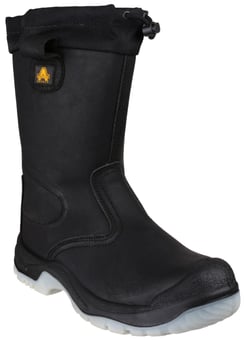 Picture of Amblers FS209 Water Resistant Pull On Black Safety Rigger Boot S3 WR SRC - FS-18283-27080