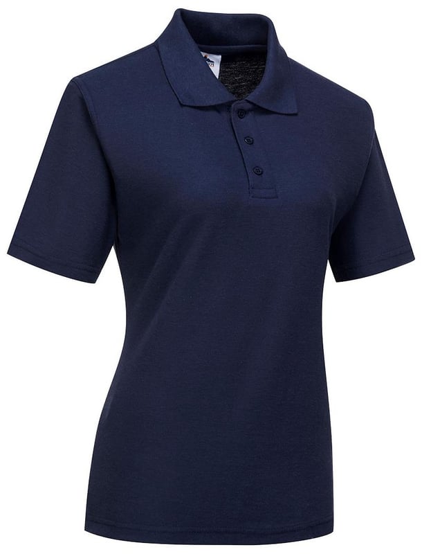 picture of Portwest - Naples Ladies Polycotton Polo Shirt - Navy - PW-B209NAR