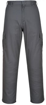 picture of Portwest - Grey Combat Trouser - Tall Leg 33 Inch - PW-C701GRT