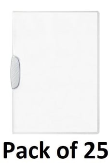 picture of Durable - Swingclip® 30 Clip Folder - A4 - White - Pack of 25 - [DL-226002]