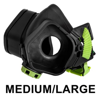 picture of Stealth A1P3, A2P3, ABEK1 Half Mask Respirator Only Without Filters - M/L - [STH-F14.1.002.GB.BX]