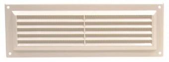 Picture of Plastic Louvre Vent - White - 229 x 76mm - CTRN-CI-VE04P