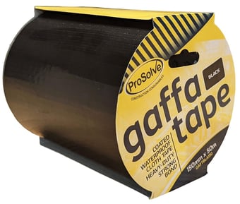 picture of ProSolve Gaffa Tape - 150mm x 50m - Black - [PV-GAFTBLA150]