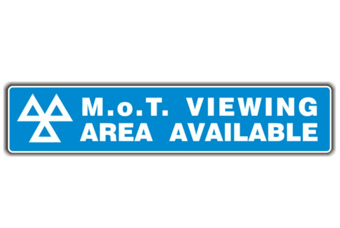 picture of MOT Sign - Viewing Area Available Sign - 600 x 146mm - [PSO-MAA7595]