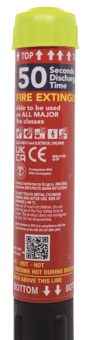 picture of Fire Safety Stick FSS50 Fire Extinguisher - 50 Second Discharge Time - [FSS-FSS50] - (LP)