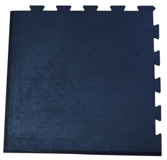 Picture of Gym Mat Interlocking Floor Corner Heavy Duty Tile Mat Black - 60cm x 60cm - [BLD-GTC2424]