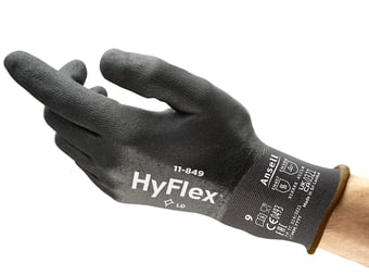 picture of Ansell 11-849 HyFlex Fully Coated Nitrile Multipurpose Gloves - AN-11-849