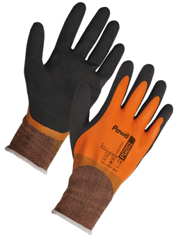picture of Supertouch Pawa PG201 Water-Repellent Gloves Orange/Black - ST-PG20182