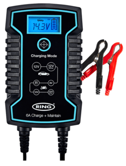 Picture of 6A Smart Battery Charger and Battery Maintainer - 6/12V DC - Up to 6A Charge Rate - [RA-RSC806] - (PS)