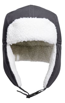 picture of Portwest HA33 - Sherpa Lined Trapper Hat - Metal Grey - [PW-HA33MGR]
