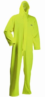 Picture of Lyngsoe Microflex Flame Retardant Rain Yellow Coverall Waterproof - LS-FR-LR13-YELLOW