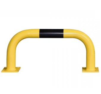 Picture of BLACK BULL Protection Guard - Indoor Use - (H)350 x (W)750mm - Yellow/Black - [MV-195.14.450]