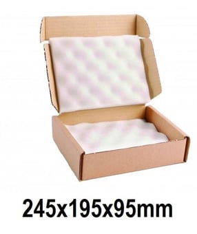 picture of Medium Postal Box With Foam Inserts - 245x195x95mm - Single - [AK-56844]