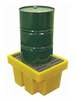 picture of Ecospill 1 Drum Polyethylene Spill Pallet - [EC-P3000907] - (HP)