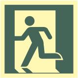 Picture of Spectrum Running Man Symbol - Left - Photolum. 150 x 150mm - [SCXO-CI-12433]