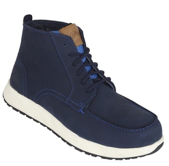 Picture of Himalayan - Vintage Navy Blue Nubuck Sneaker Style Safety Boot - BR-4414