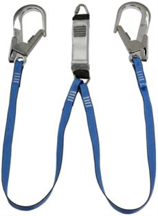 Picture of IKAR 1.5 Metre Webbing Energy Absorbing Y Lanyard - [IK-1F-B-150-Y-3] - (DISC-R)