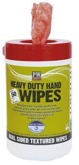 picture of Portwest - IW30 - Heavy Duty Hand Wipes - Orange Fragrance - Pack of 50 - [PW-IW30ORR]