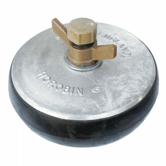 Picture of Horobin 150mm/6 Inch 1/2 Inch Outlet Drain Stoppers - Aluminium - [HO-71092]