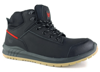 picture of Tuffking Grind Black Action Nubuck Leather Safety Boot S3 SRC Anti-Fatigue EVA Foam - GN-8050