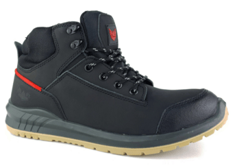 Picture of Tuffking Grind Black Action Nubuck Leather Safety Boot S3 SRC Anti-Fatigue EVA Foam - GN-8050