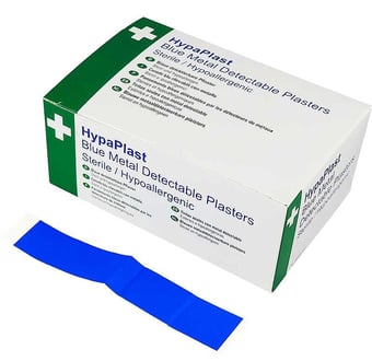 picture of HypaPlast Blue Catering Plasters - Finger Extension - Pack of 40 - [SA-D4450]