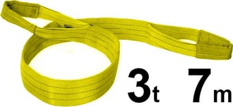 Picture of LashKing - Polyester Webbing Sling - 3t W.L.L - Length: 7mtr - EN11492-1:2000 - [GT-DWS3T7M]