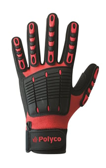 picture of Polyco Multi-Task E Red/Black Safety Gloves - [BM-MTE]