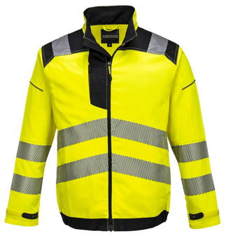 Picture of Portwest Hi-Vis Yellow Work Jacket - PW-T500YBR
