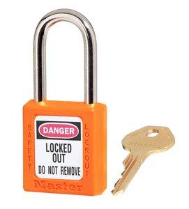 Picture of Masterlock - Zenex 410 Lock-Out Padlock - Orange - With One Unique Key - [MA-410ORJ]