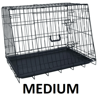 picture of Streetwize Folding Slanted Dog Crate Medium 30 Inch - [STW-SWPET16]