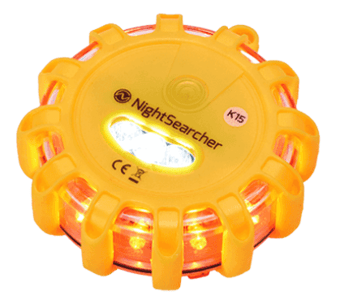 Picture of Nightsearcher Pulsar AAA Battery Powered Hazard Warning Light Yellow - [NS-NSPULSARAAA-Y]