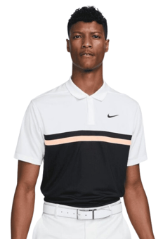 picture of Nike Victory Colourblock Polo - White/Black/Arctic Orange - BT-DH0845-WHBKAR