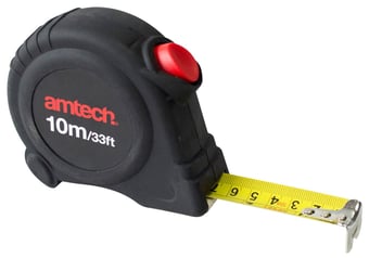 picture of Amtech Self-locking Measuring Tape - 10m x 25mm - [DK-P1275]