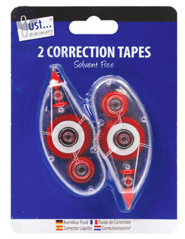 picture of Just Stationery Correction Tapes Pack of 2 - [PD-T6054]