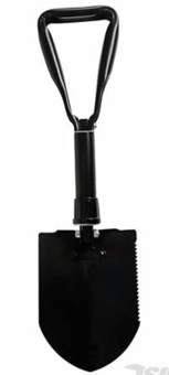 picture of Silverline Forged Steel Folding Shovel - 1.5mm Thick - Supplied with Storage Pouch - [SI-839280]