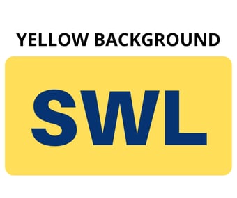 picture of SAFE WORKING LEADER Insert Card for Professional Armbands - Yellow - [IH-AB-SWL-Y] - (HP)