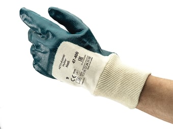 picture of Ansell ActivArmr Hylite Nitrile Coated Knitwrist Gloves - Pair - AN-47-400