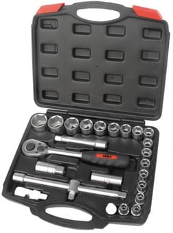 Picture of Hilka - 25 Piece 1/4 Inch Drive Socket Set - [CI-SR42P]