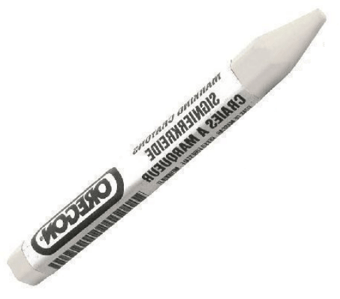picture of Oregon Multi Surface Marking Crayon White - Pack of 12 - [OR-295364]