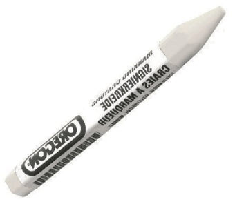 Picture of Oregon Multi Surface Marking Crayon White - Pack of 12 - [OR-295364]