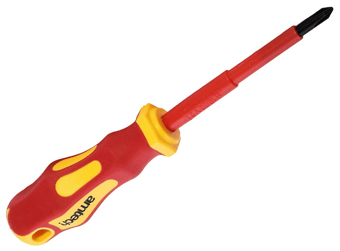 picture of Amtech Phillips VDE Electrical Screwdriver 80mm - PH 1 Tip - [DK-L0655]