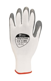 picture of Polyco Grip It® Foam Seamless Knitted Gloves - Pair - BM-883  - (DISC-W)
