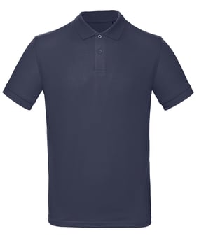 picture of B&C Men's Organic Inspire Polo - Urban Navy - RLW-BA260UNAV